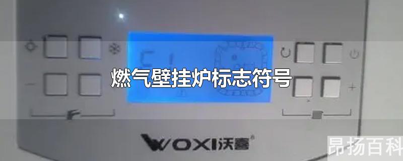 壁挂燃气炉上的符号(燃气壁挂炉符号表示什么)