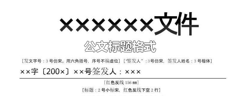 党政机关公文标题格式(正确公文标题格式)