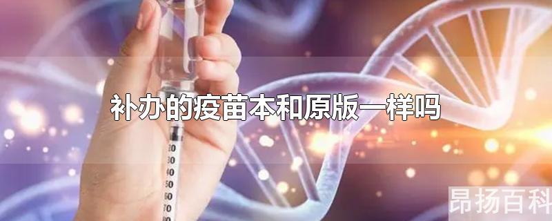 疫苗本有电子版吗(补办的疫苗本和原版一样吗,手写疫苗)