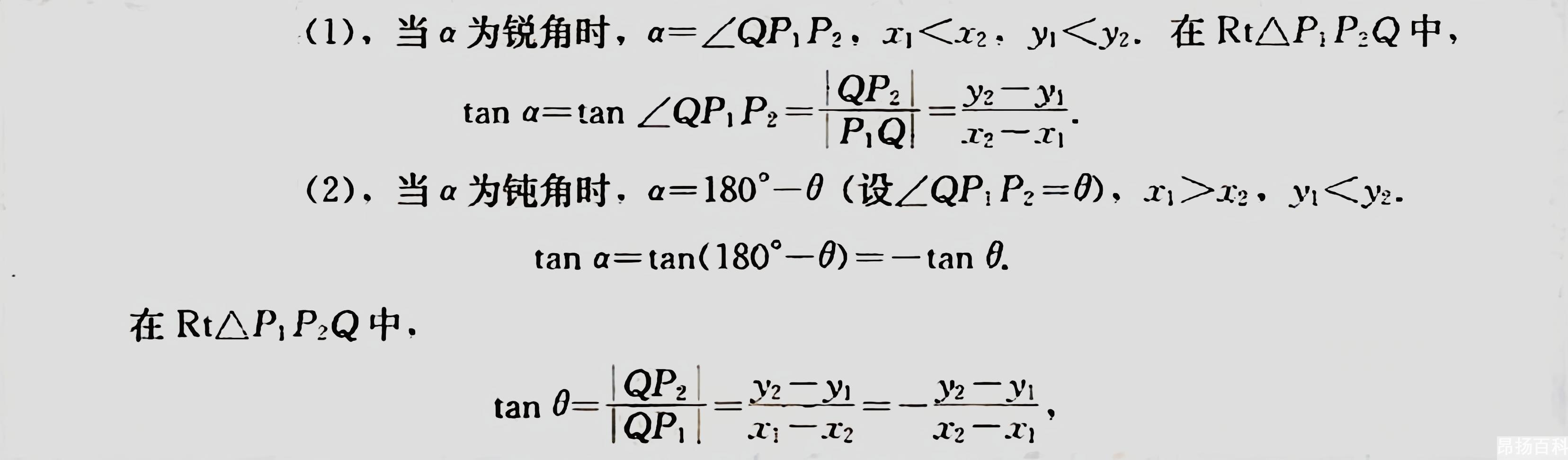 斜率大小怎么看（负斜率怎么比较大小啊）